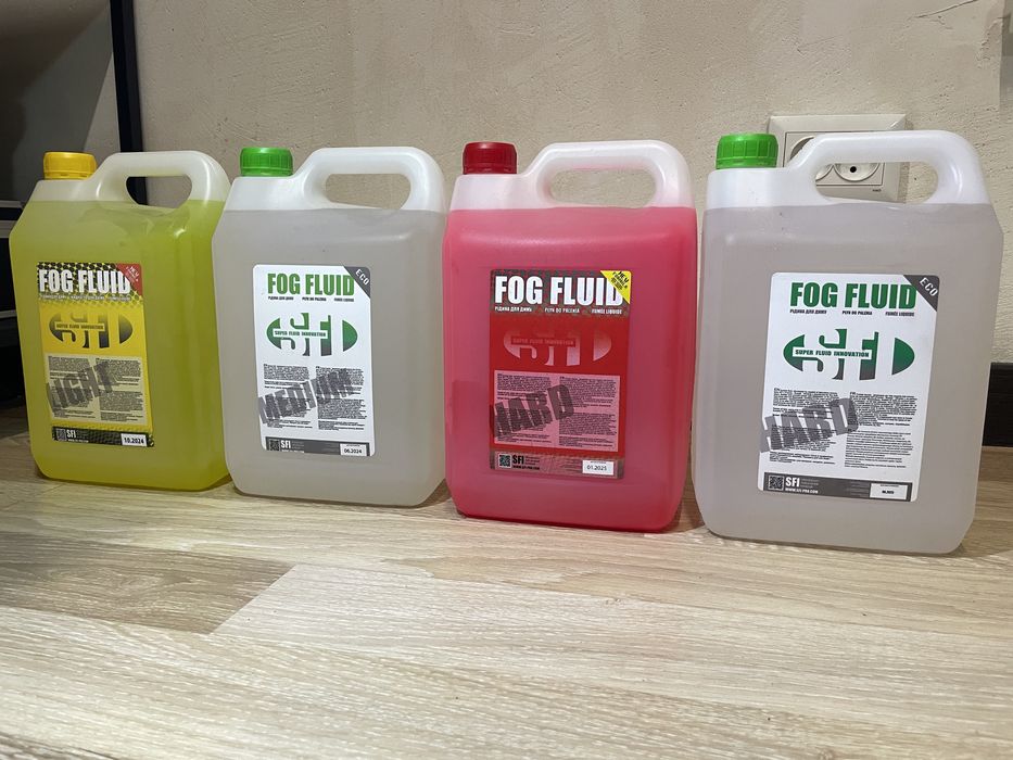 Рідина для дим машини, генератора піни мильних бульбашок сніга хейзера