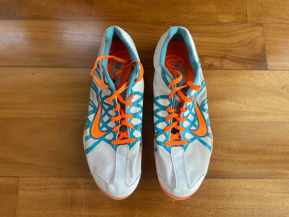 Sapatilhas de bicos atletismo Nike Zoom W 3 42.5 quase novas