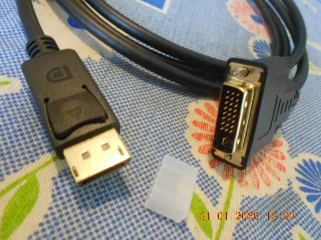 cabo adaptador display port para dvi ATENÇÃO LER O ANUNCIO