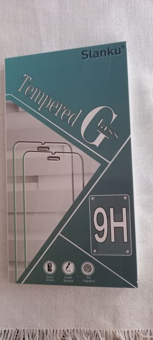 Tempered glass for mobile phone protection. 9H, 3 pieces. Slanku.
