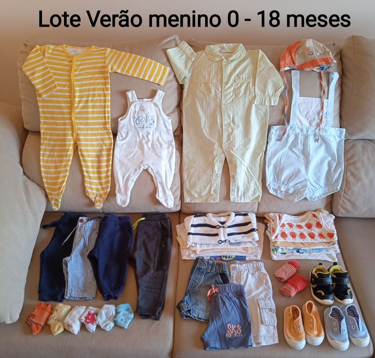 Lote Primavera Verão 0 - 18 meses