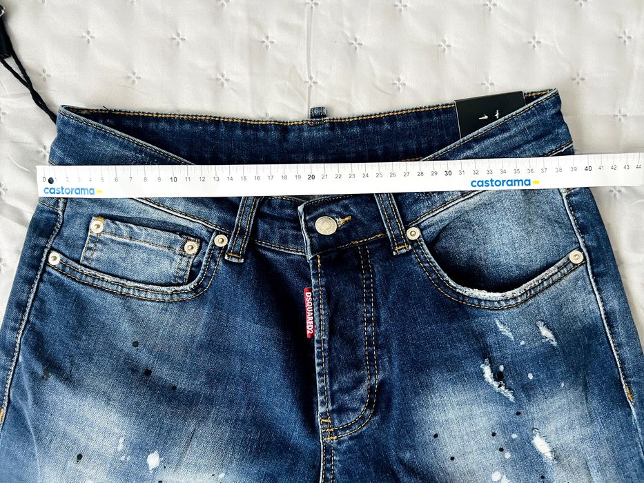 Nowe oryginalne spodnie Dsquared2 Jeans Wash