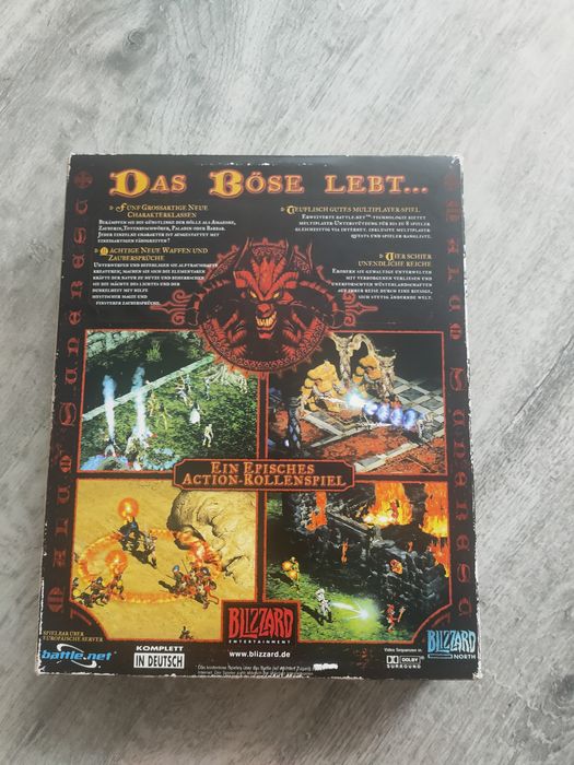 Diablo 2 big box niemiecka wersja językowa