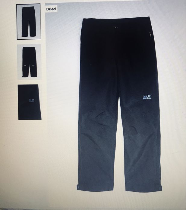 Ocieplane spodnie trekkingowe, spodnie na śnieg JACK WOLFSKIN