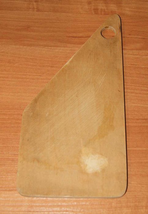 Stara drewniana deska kuchenna design PRL