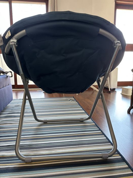 Cadeira de jardim acolchoado dobrável