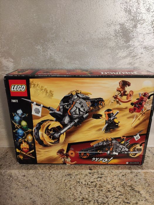 Zestaw LEGO Ninjago - Motocykl Cole'a 70672