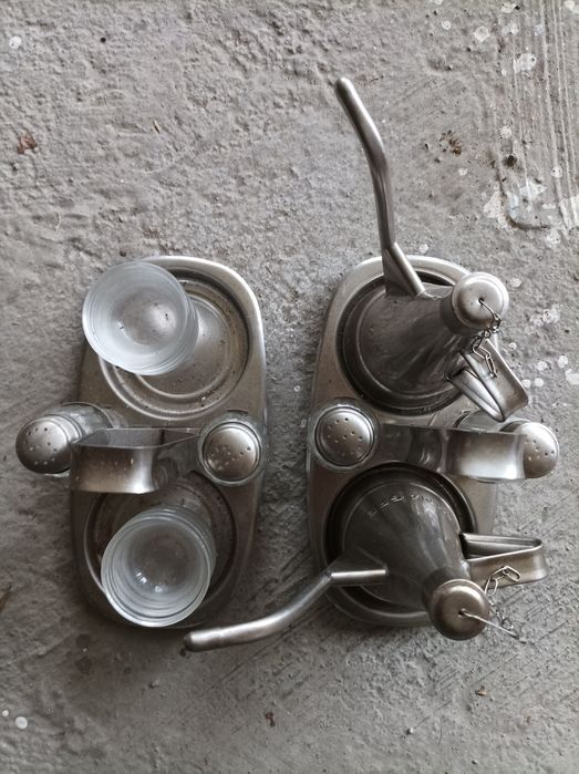 Conjunto almotolias em inox