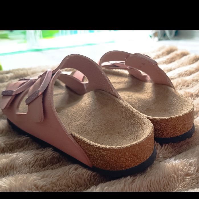 Биркенштоки ортопедичні шльопанці шльопки birkenstock arizona рожеві 35 36 біркенштоки взуття б у