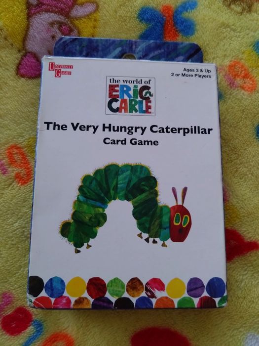 Настільна дитяча гра голодна гусінь англійською very hungry caterpillar