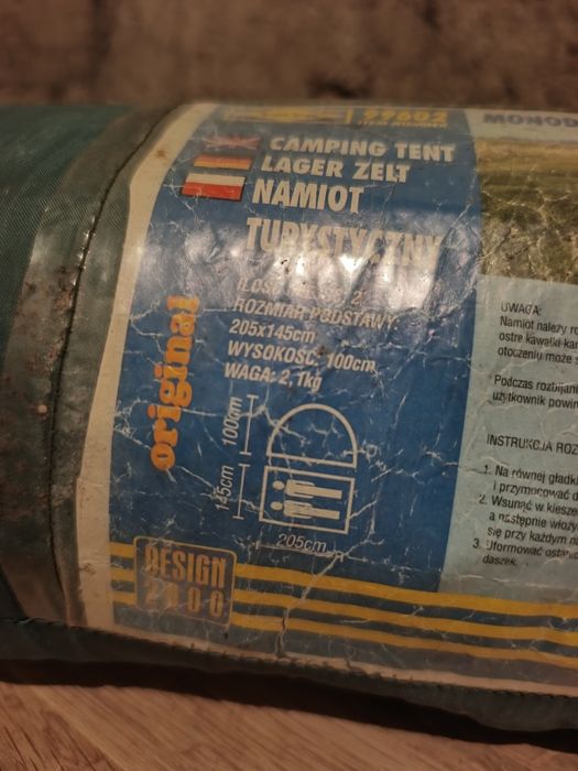 Namiot turystyczny 2 osobowy TOYA