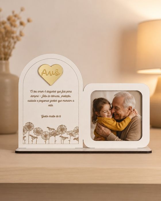 Moldura Personalizada para Avô com Fotografia – Dia dos Avós