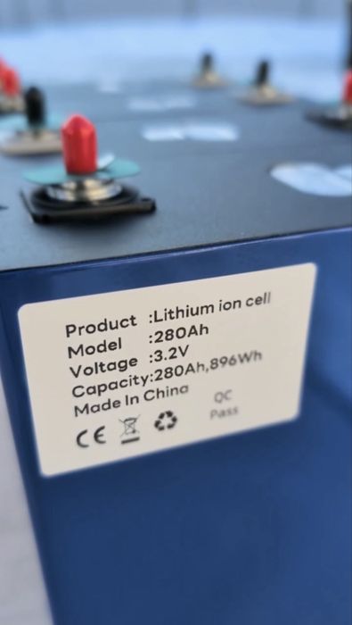 Комірки LiFePO4 3,2v 280ah Grade A