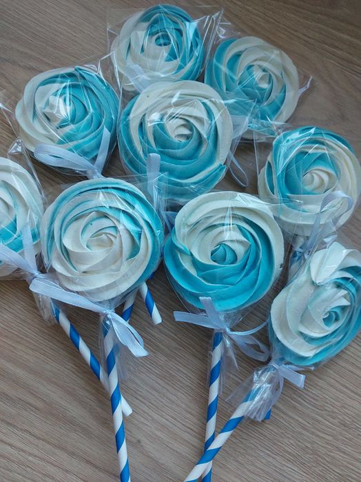 Lizaki bezowe , beziki  , podziękowania ślub,  urodziny