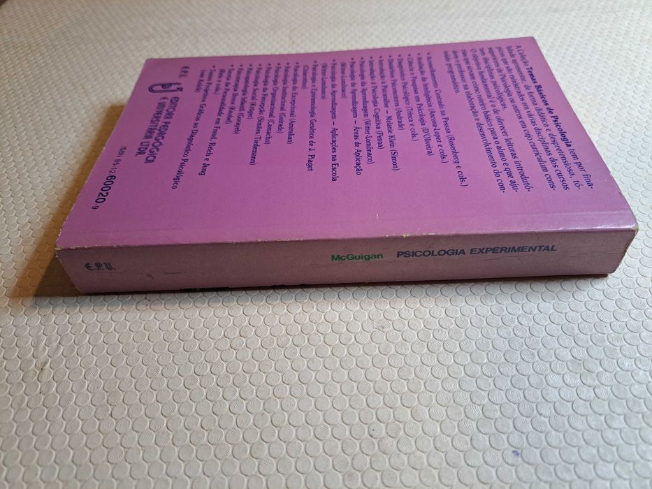 Psicologia Experimental- Uma abordagem metodológica - F.J. McGuigan