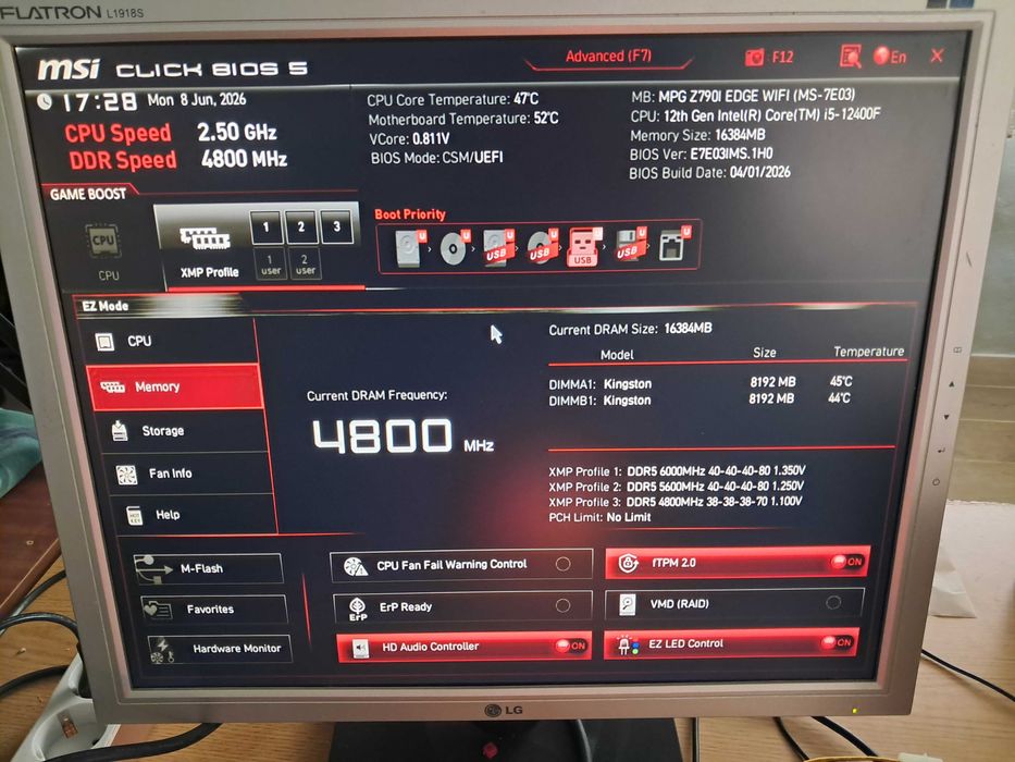 Motherboard MSI Z790I EDGE WIFI (Socket 1700 - ITX)