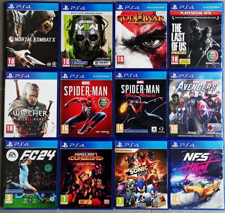 Jogos Playstation 4 (PS4)