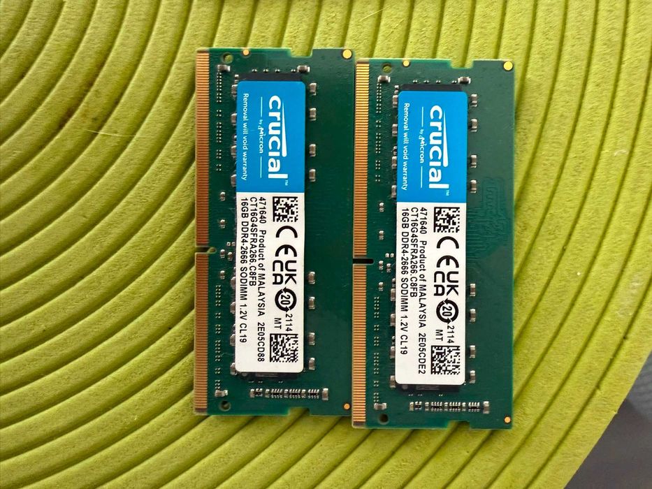 Memoria RAM DDR4 2666mhz Crucial Portatil