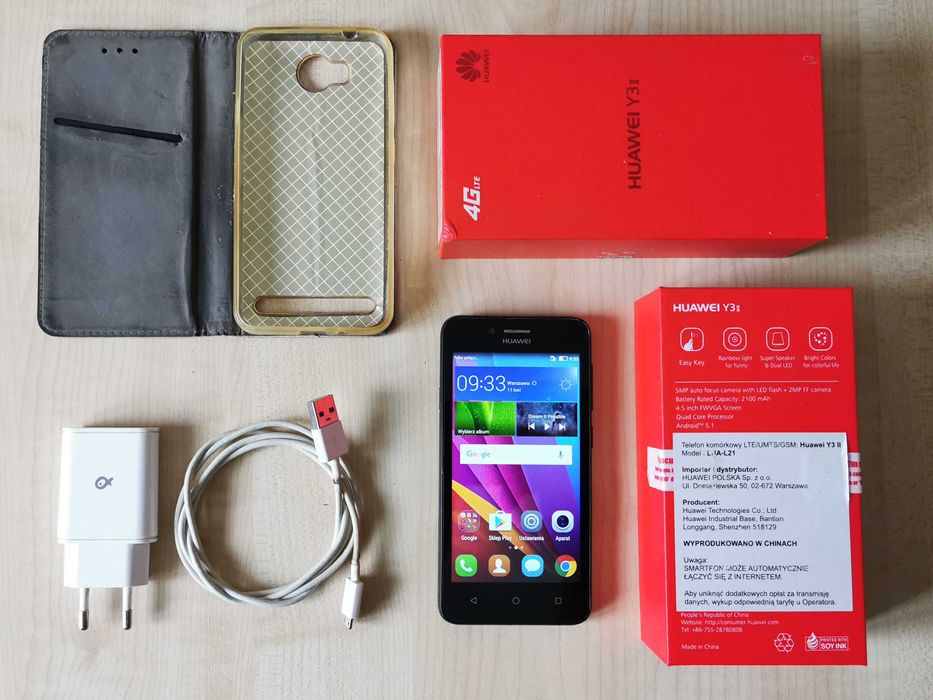 Smartfon Huawei Y3 II 1 GB / 8 GB 4G (LTE) czarny
