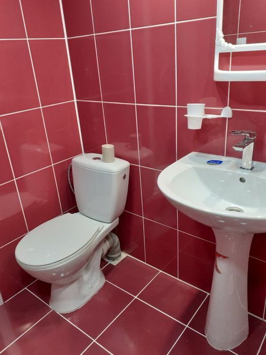 Частина будинку біля зупинки можна з котом