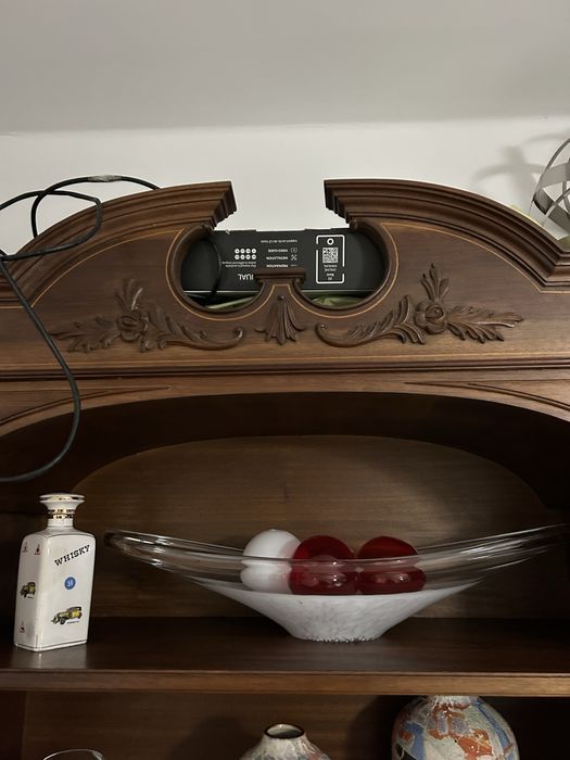 Movel estante armario madeira maciça vintage