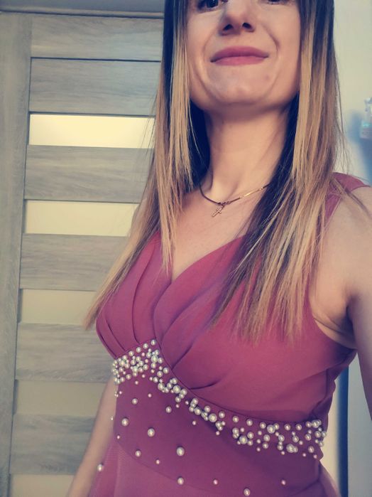 Sukienka S elegancka komunia wesele