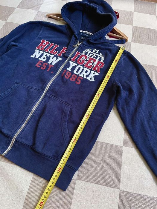 Tommy Hilfiger orginalna bluza sportowa rozpinana S/M kaptur vintage
