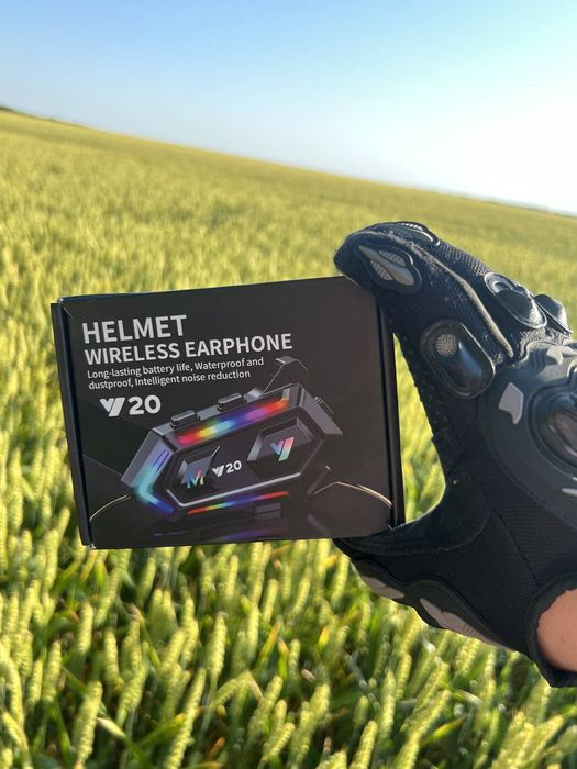 Гарнітура Y20 Max для шолома Bluetooth 5.3 / інтерком 300м / нова