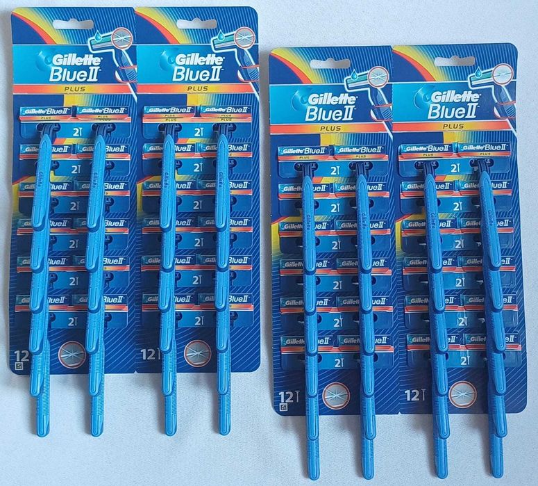 Golarka, maszynka do golenia jednorazowa Gillette Blue 2 Plus - 48 szt.