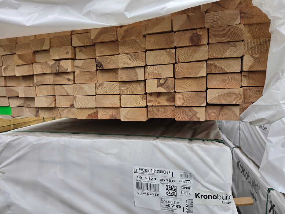 Drewno konstrukcyjne budowlane C24 C12 KVH BSH suche strugane klejone
