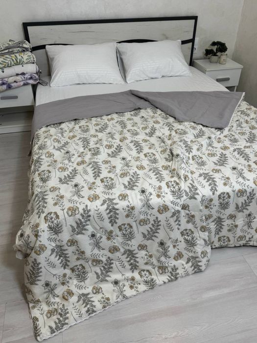 Акція!! Ковдра покривало Плед Одеяло Жатка-Муслін бавовна Хлопок