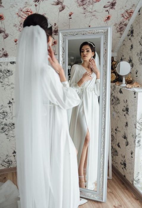 Весільний халатик