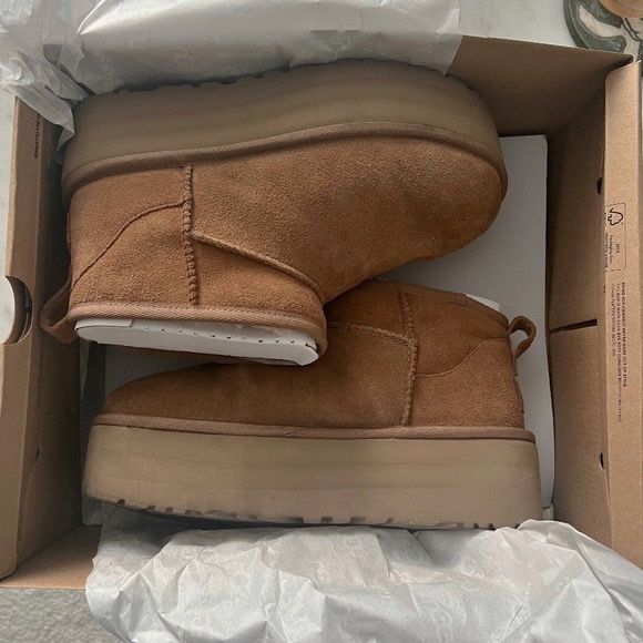 NEW Australia UGG Ultra Mini Chestnut (Platform 5cm)