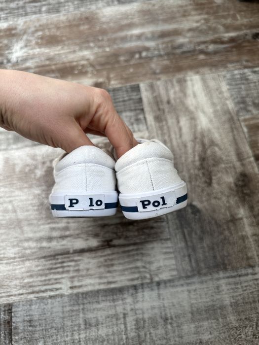 Дитячі білі кеди Polo