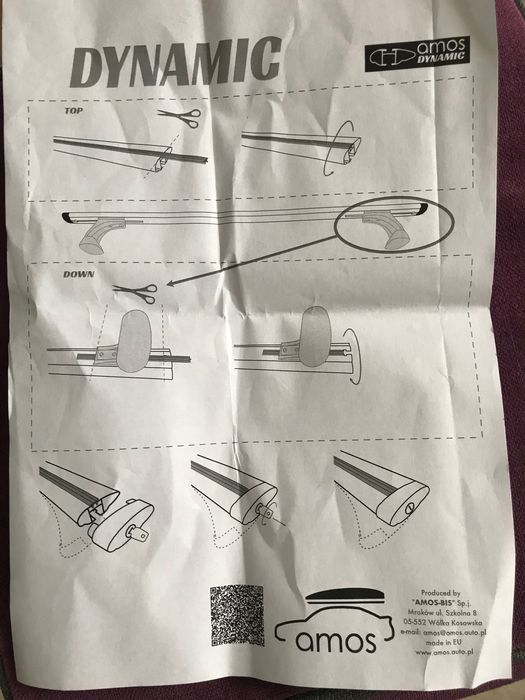 BAGAZNIK DACHOWY Relingi do VW Volkswagen
Caddy mk III