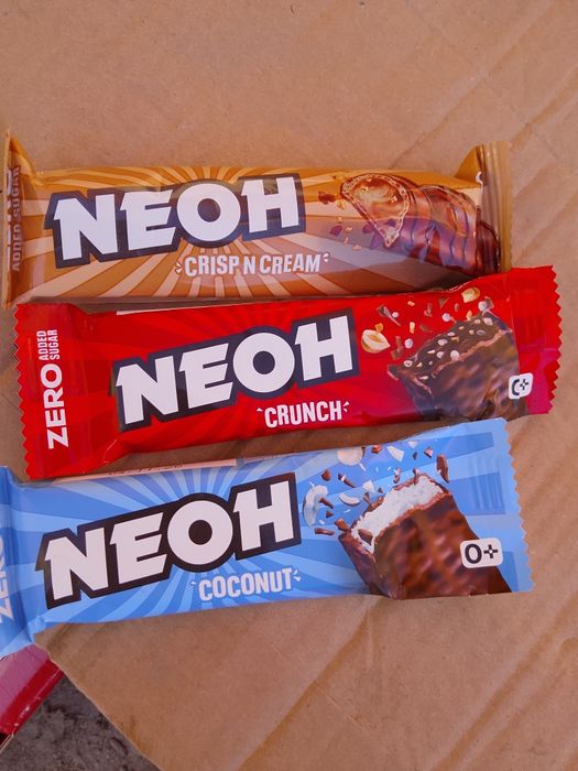 100 batoników proteinowych 3 rodzaje