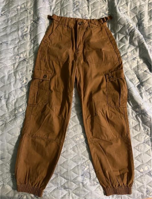 Штани жіночі коричневі карго