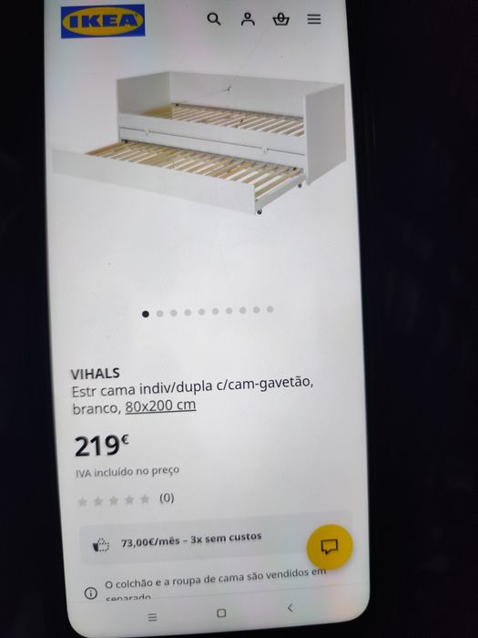 Cama dupla IKEA VIHALS