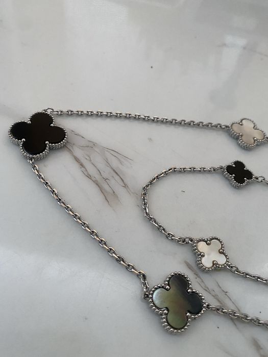 Van Cleef & Arpels Alhambra, бижутерия длинное колье