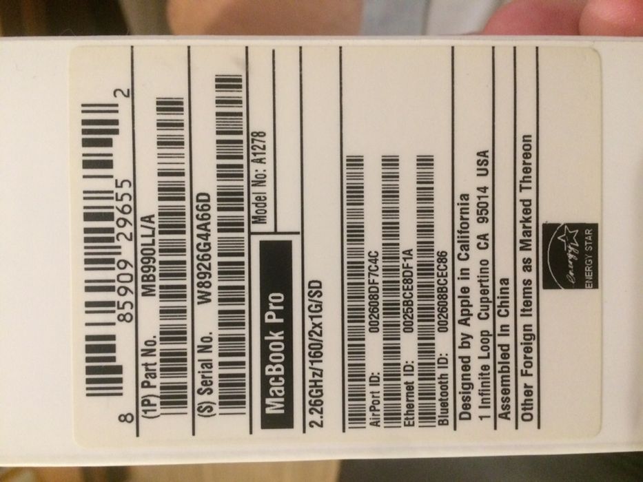 MacBook Pro 2009 8GB DDR