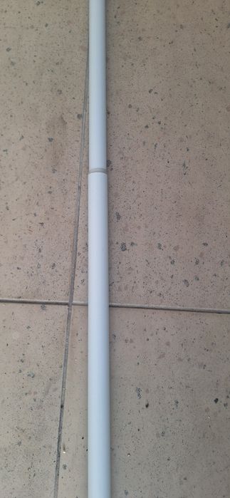 3 varões de cortinados 2x 170cm + extensível 158cm até 310cm