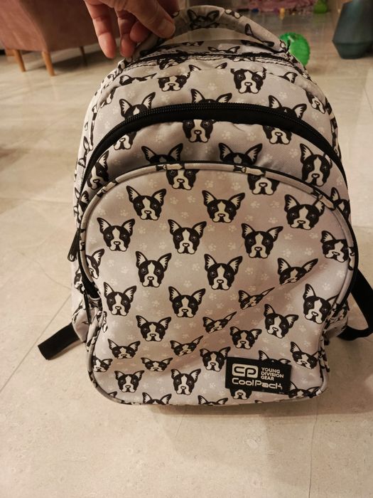 Plecak COOLPACK pies buldog francuski stan bardzo dobry