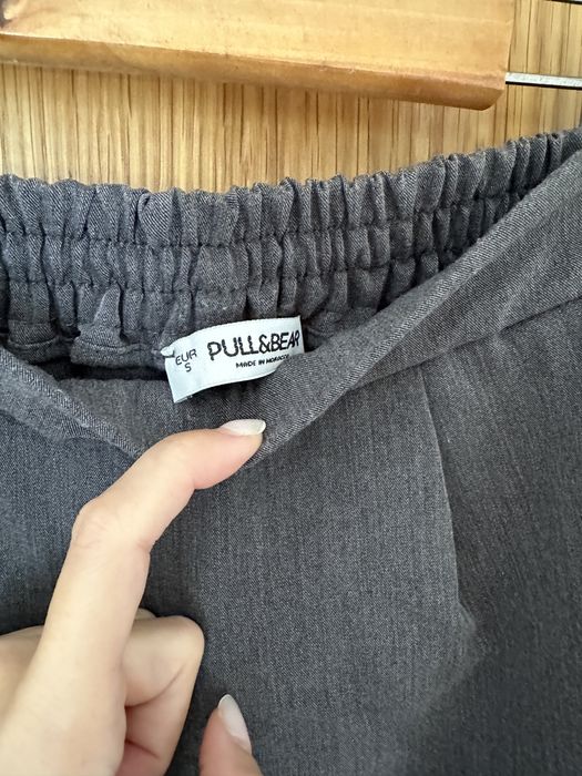 Calças Cinzentas Pull&Bear - Tam S