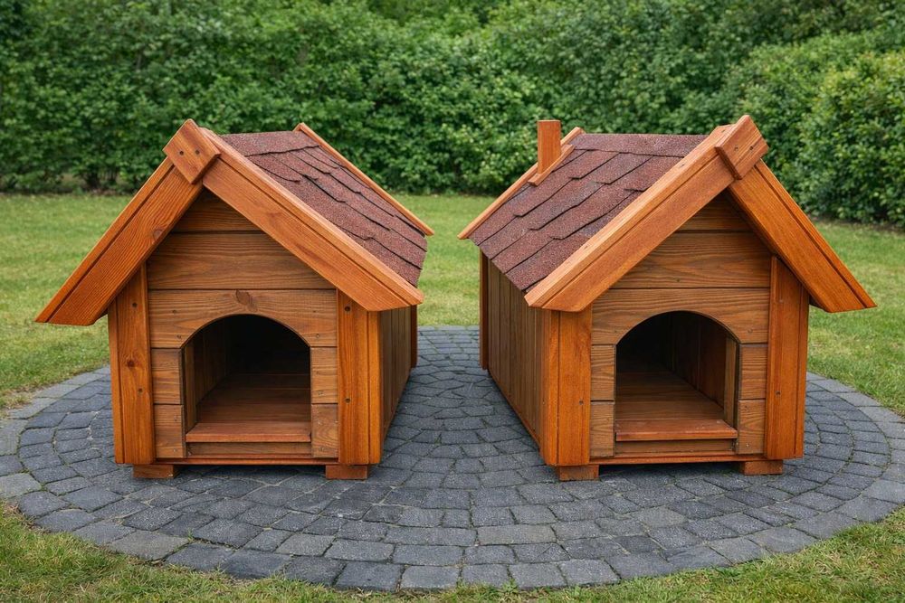 Buda dla psa, dla kota, ocieplona,z przedsionkiem, podwójna,solidna