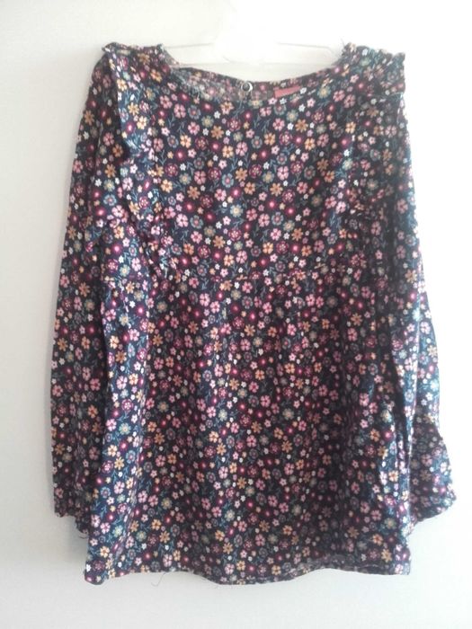 bluzka z dł. rękawem BOHO w kwiatki, falbanki Kiki & Koko (KIK) 122cm