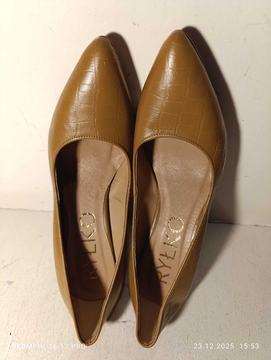 czółenka skórzane Ryłko