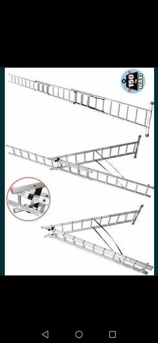 Аренда строительных лесов, вышки-туры.3-секционной лестницы-стремянки