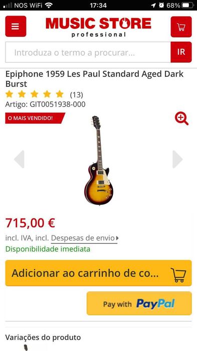 Epiphone 59's Outfit