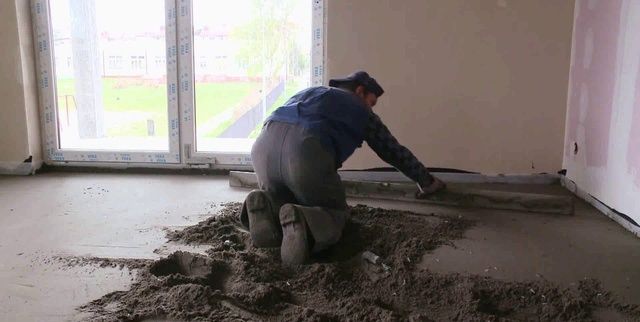 Стяжка чистова промислова чорнова