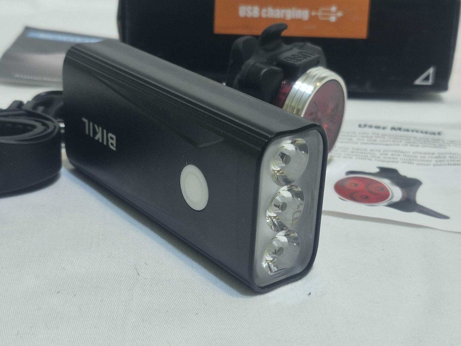 Ліхтарик на велосипед Grey's LED 2xCree XP-G 750lm 4000mAh micro USB